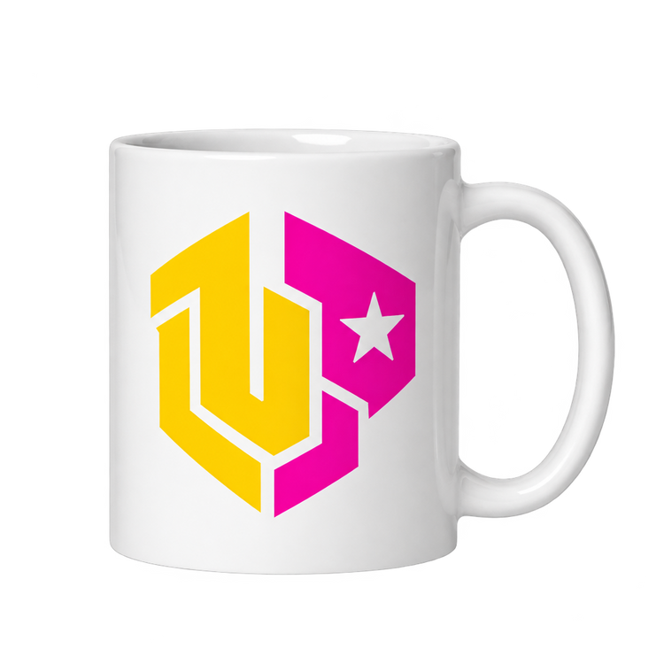 Cleaner transparent UP mug cutout